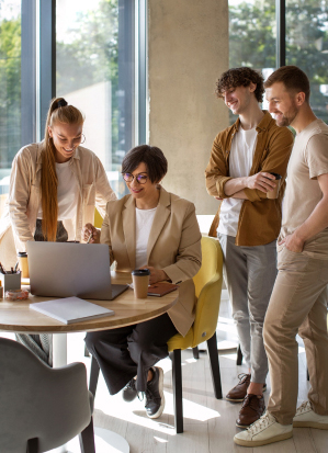 Team working together