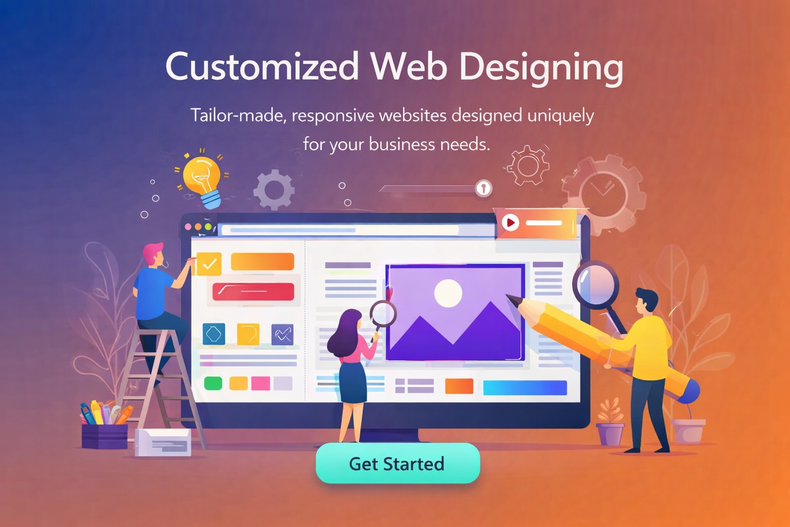 Customised Web Designing